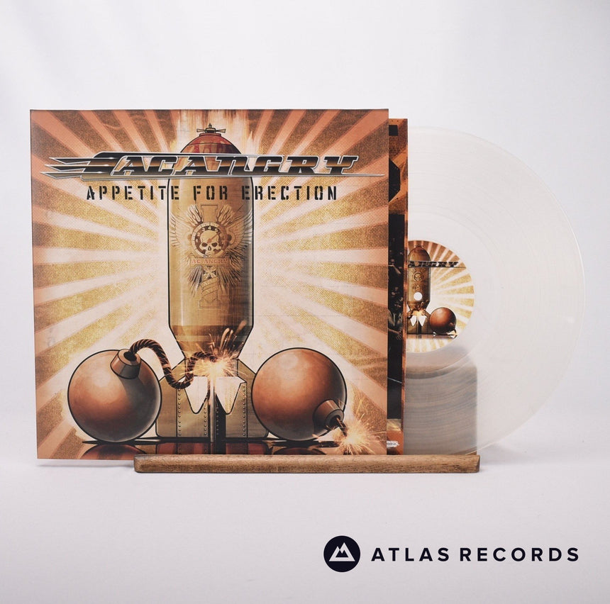 Ac Angry Appetite For Erection LP Vinyl Record - Front Cover & Record