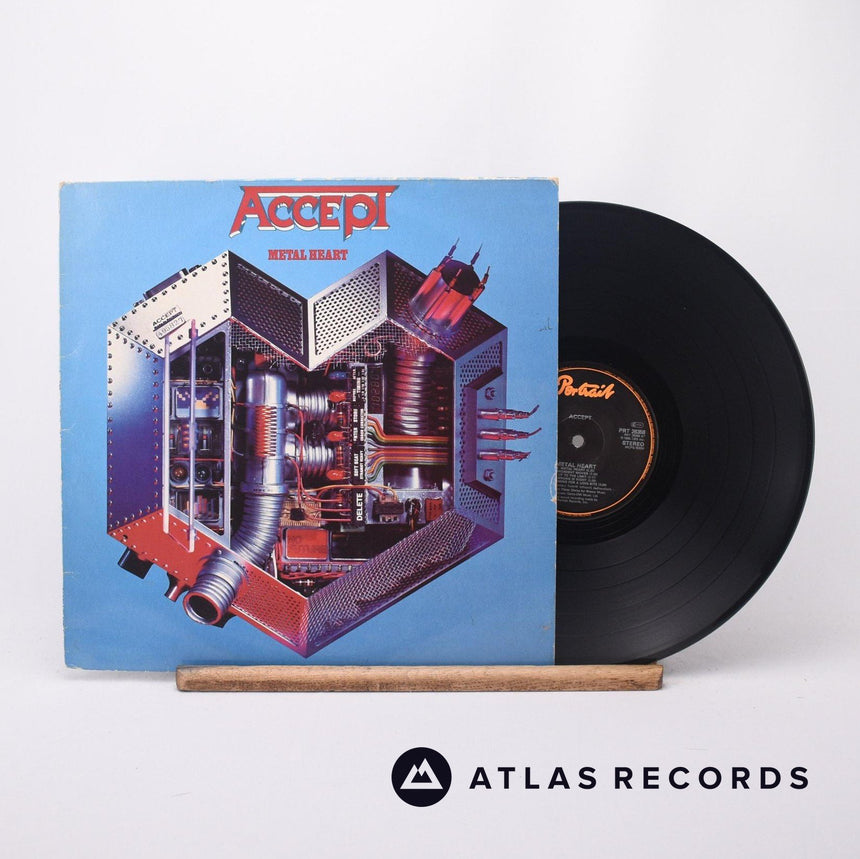 Accept Metal Heart LP Vinyl Record - Front Cover & Record