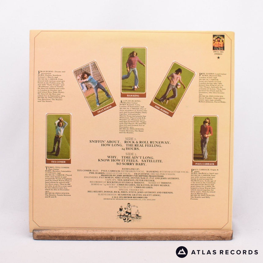 Ace - Five-A-Side - Lyric Sheet LP Vinyl Record - EX/EX