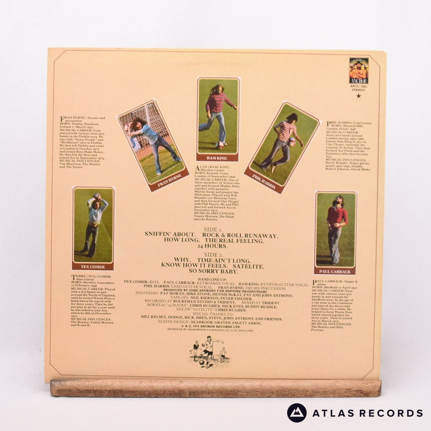 Ace - Five-A-Side - Lyric Sheet LP Vinyl Record - EX/EX