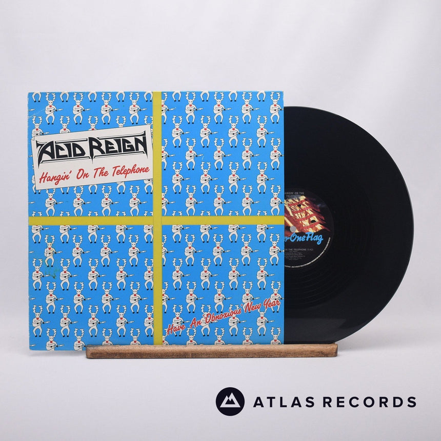 Acid Reign Hangin' On The Telephone 12" Vinyl Record - Front Cover & Record