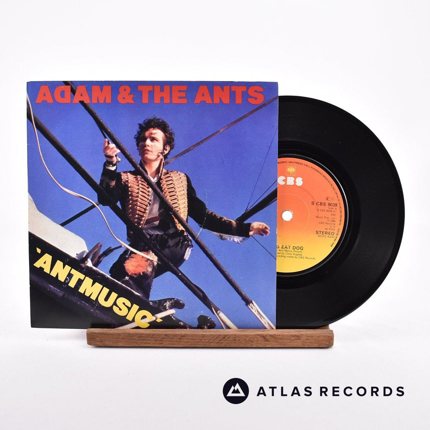 Adam And The Ants Antmusic 7" Vinyl Record - Front Cover & Record