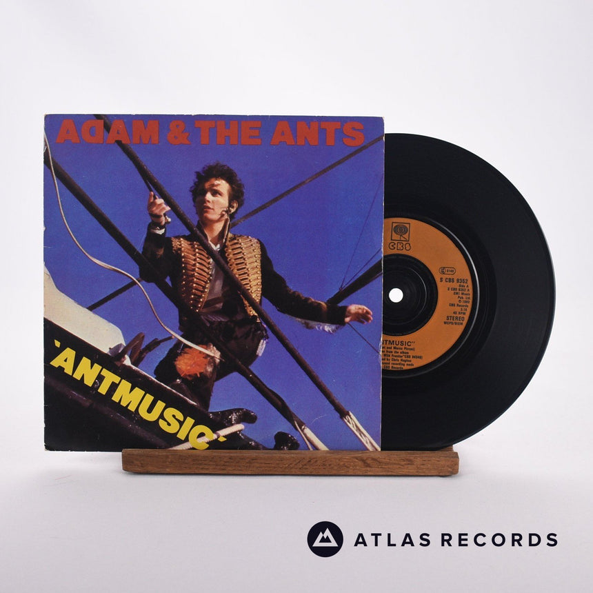 Adam And The Ants Antmusic 7" Vinyl Record - Front Cover & Record