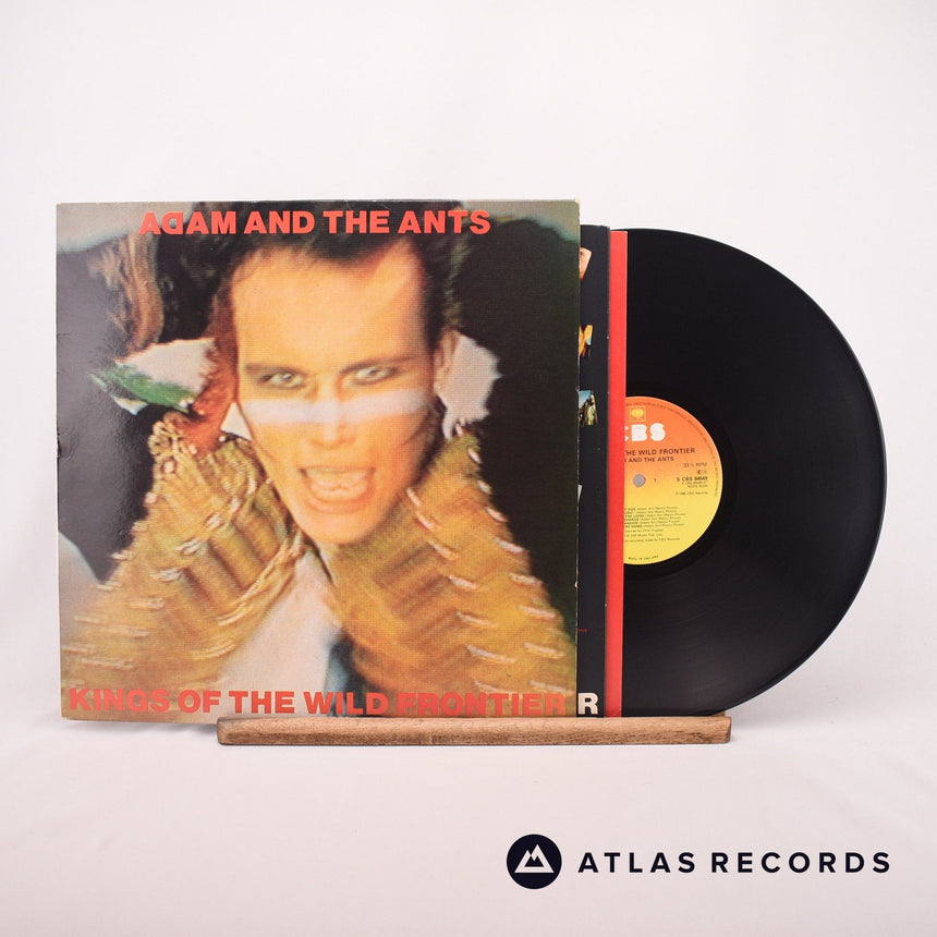 Adam And The Ants Kings Of The Wild Frontier LP Vinyl Record - Front Cover & Record