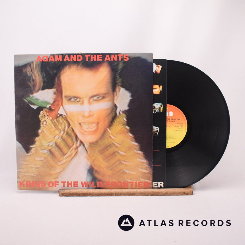 Adam And The Ants Kings Of The Wild Frontier LP Vinyl Record - Front Cover & Record