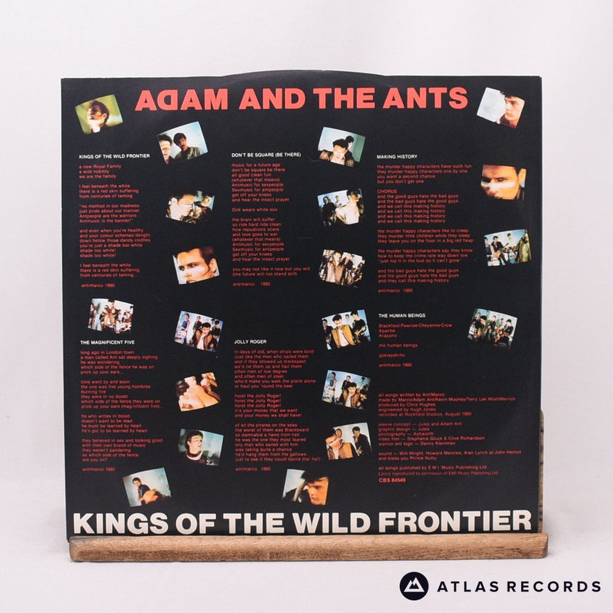 Adam And The Ants - Kings Of The Wild Frontier - A2 B1 LP Vinyl Record - VG+/NM