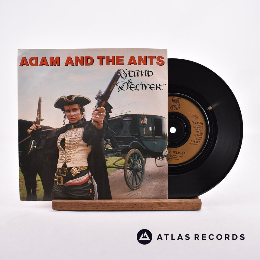 Adam And The Ants Stand & Deliver! 7" Vinyl Record - Front Cover & Record