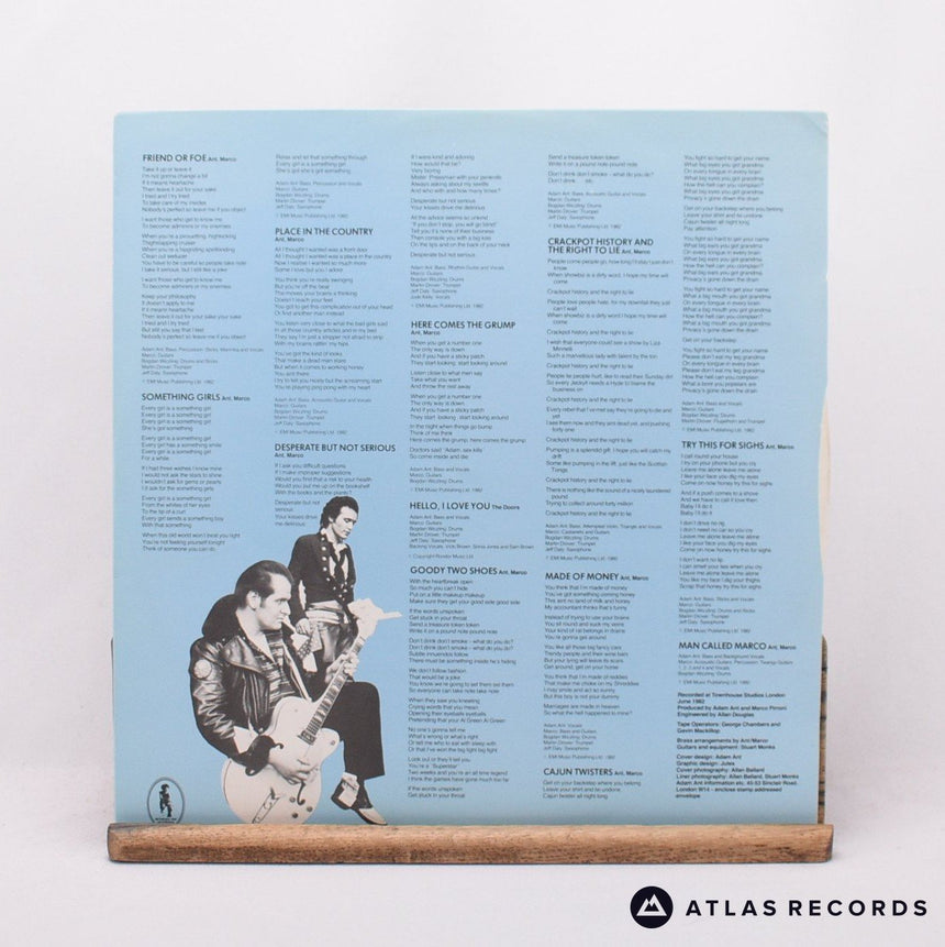 Adam Ant - Friend Or Foe - Townhouse LP Vinyl Record - VG+/EX