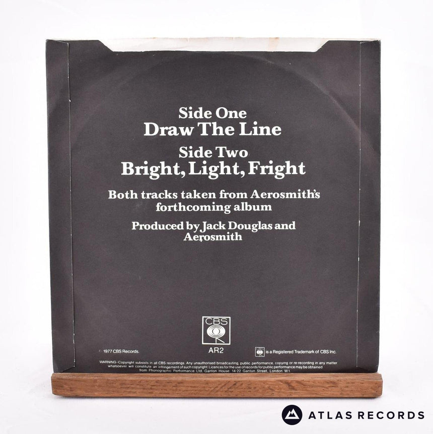 Aerosmith - Draw The Line - Promo 7" Vinyl Record - EX/VG+