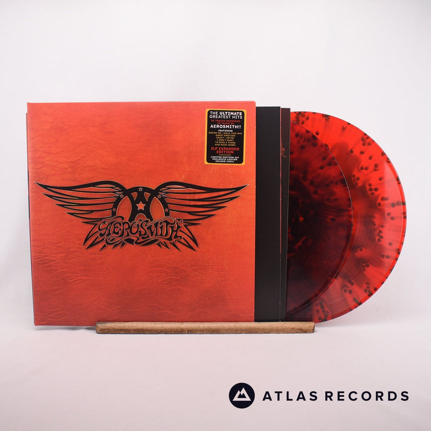 Aerosmith Greatest Hits 2 x LP Vinyl Record - Front Cover & Record