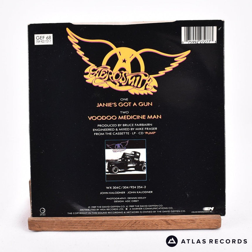 Aerosmith - Janie's Got A Gun - 7" Vinyl Record - EX/VG+
