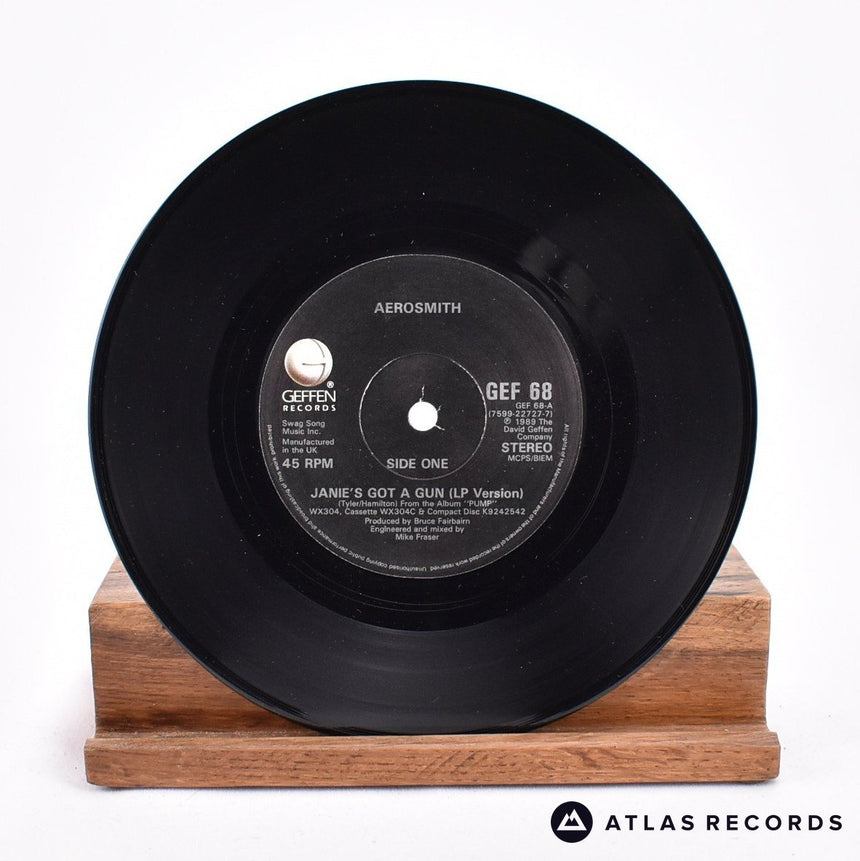 Aerosmith - Janie's Got A Gun - 7" Vinyl Record - EX/VG+