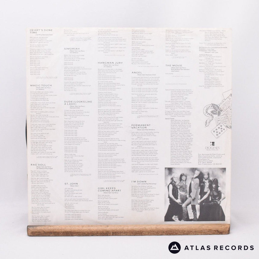 Aerosmith - Permanent Vacation - A2 B LP Vinyl Record - EX/EX