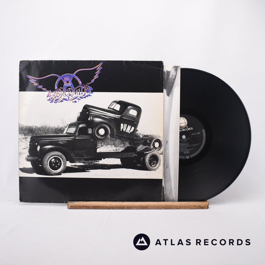 Aerosmith Pump LP Vinyl Record - Front Cover & Record