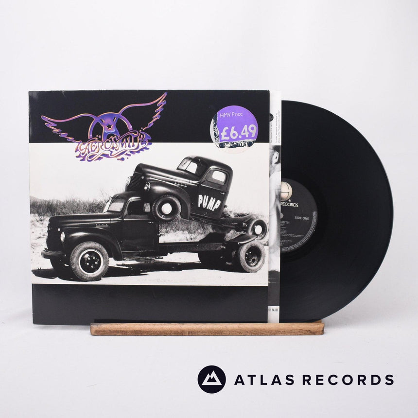 Aerosmith Pump LP Vinyl Record - Front Cover & Record