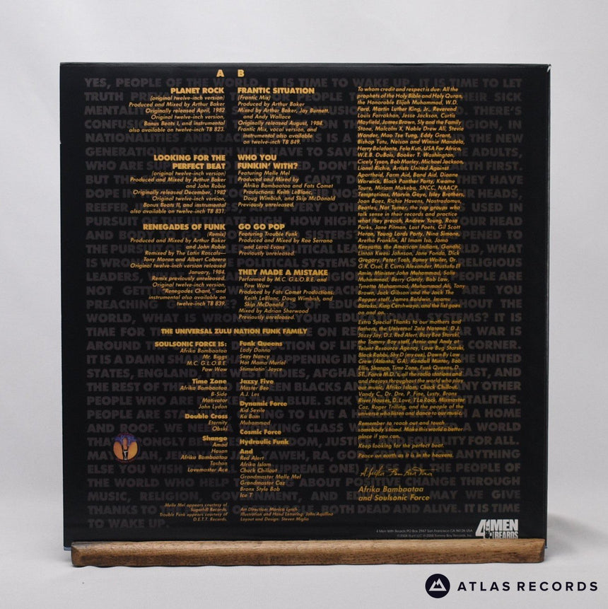 Afrika Bambaataa & Soulsonic Force - Planet Rock - The Album - LP Vinyl Record