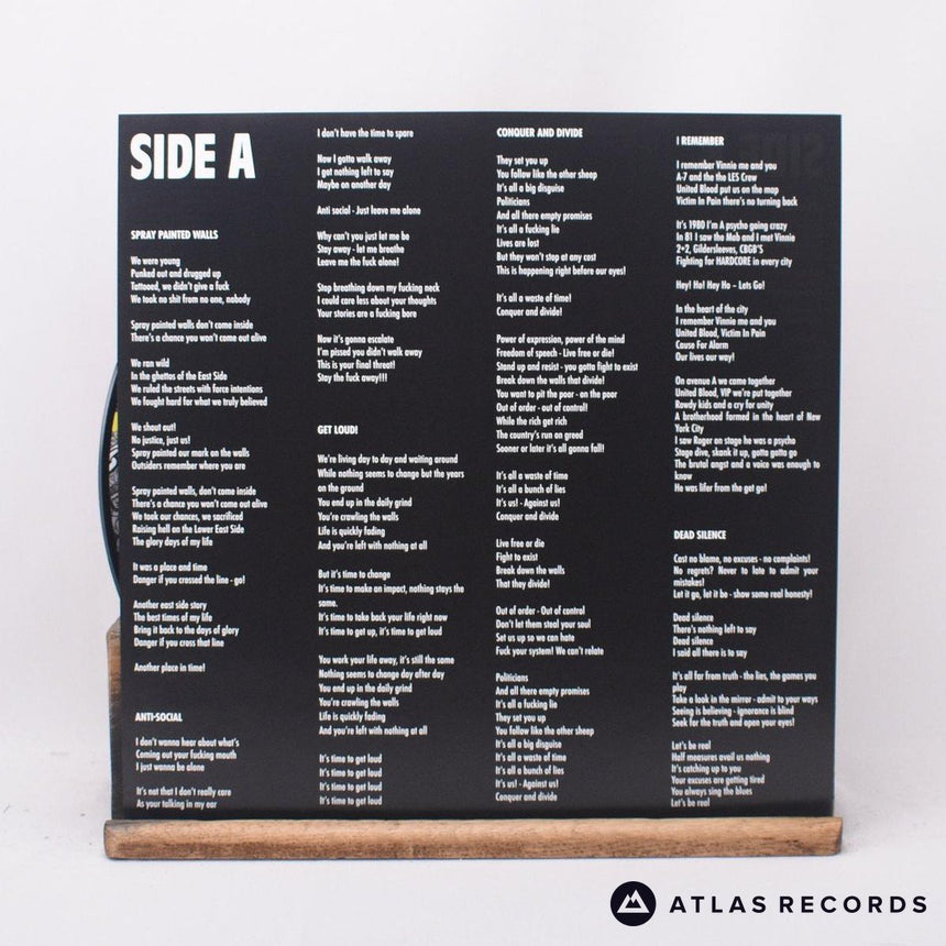 Agnostic Front - Get Loud! - Insert Picture Disc LP Vinyl Record - NM/NM