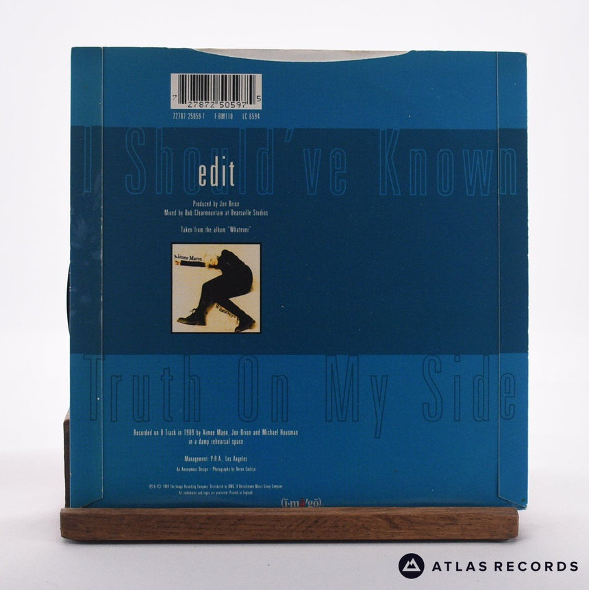 Aimee Mann - I Should've Known - Reissue 7" Vinyl Record - EX/EX