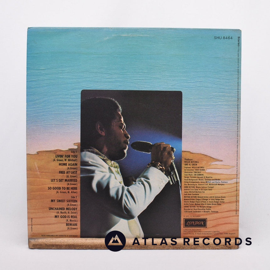 Al Green - Livin' For You - -1W LP Vinyl Record - VG+/EX