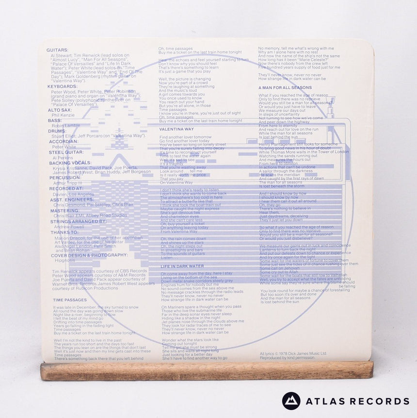 Al Stewart - Time Passages - Blair LP Vinyl Record - VG+/EX