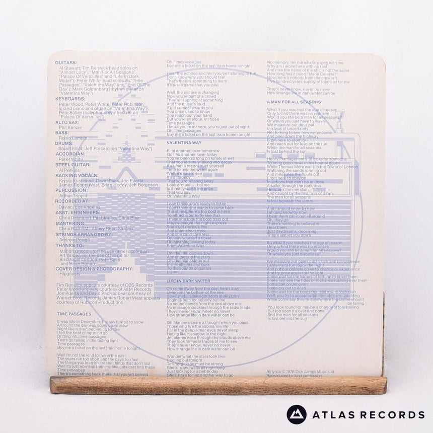 Al Stewart - Time Passages - Blair LP Vinyl Record - EX/EX
