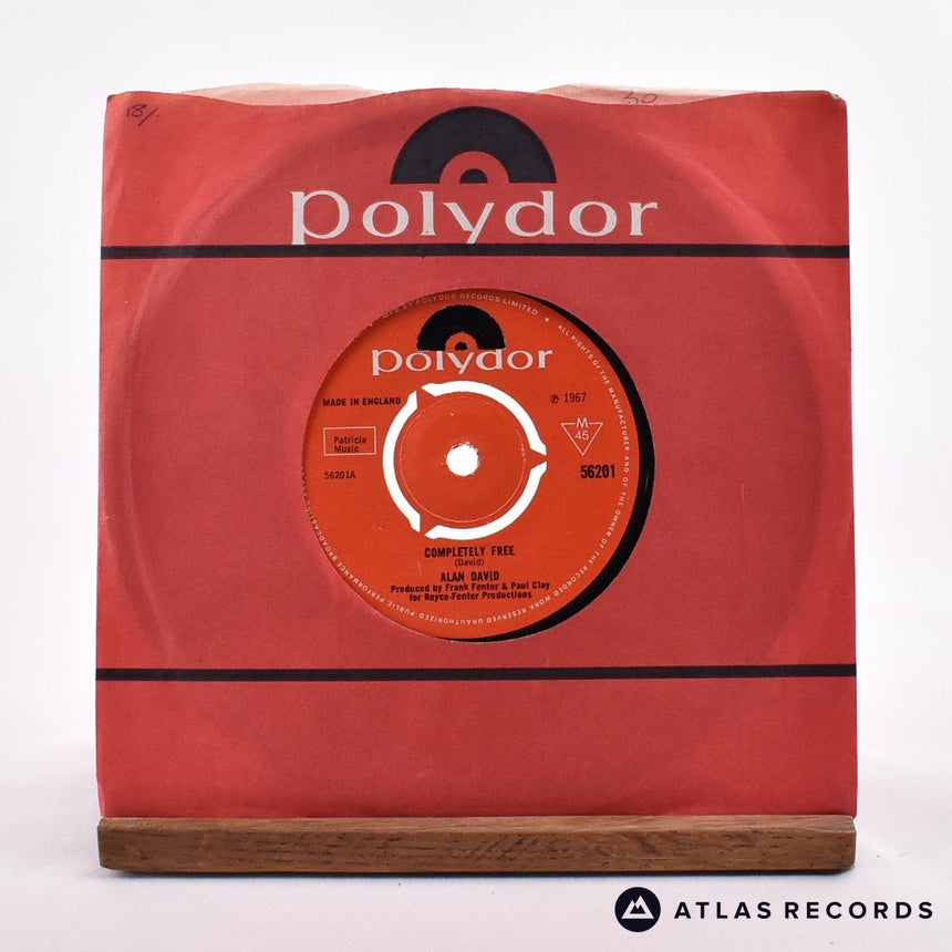 Alan David Completely Free 7" Vinyl Record - In Sleeve