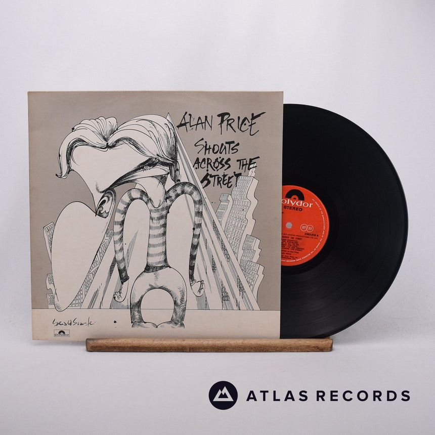 Alan Price Shouts Across The Street LP Vinyl Record - Front Cover & Record