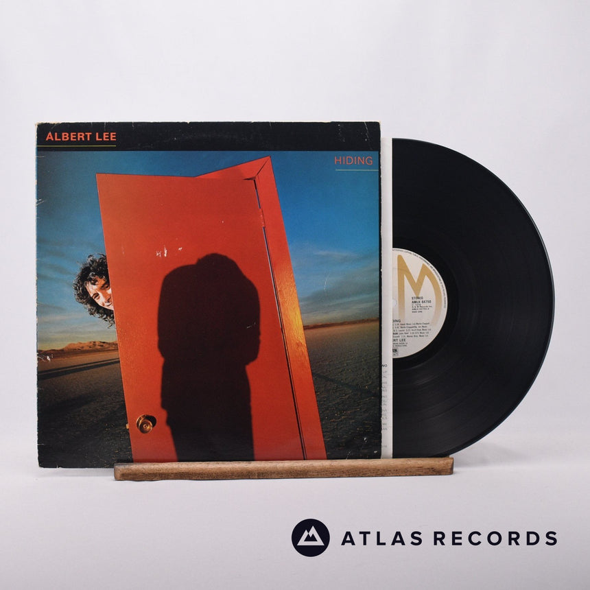 Albert Lee Hiding LP Vinyl Record - Front Cover & Record