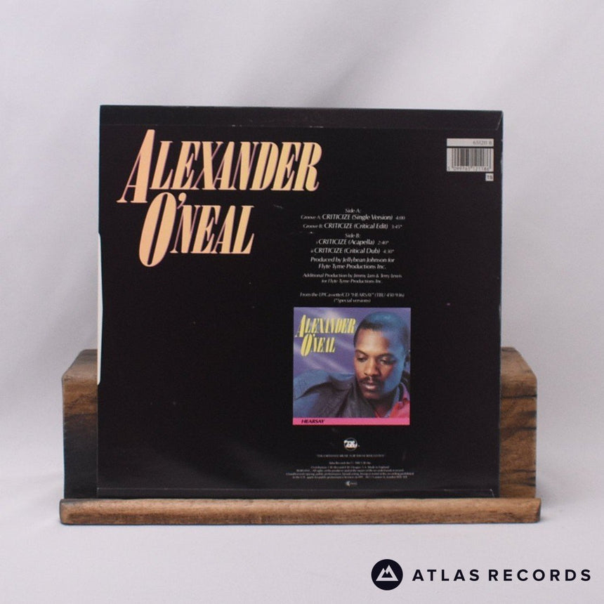Alexander O'Neal - Criticise - 10" Vinyl Record - EX/EX