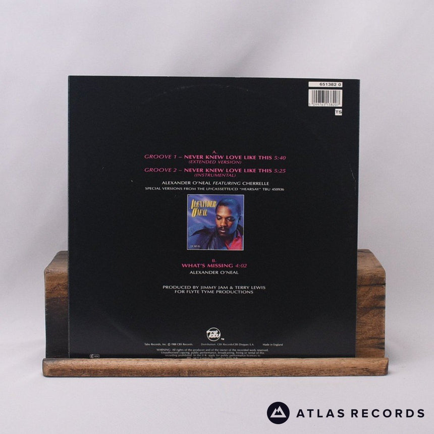 Alexander O'Neal - Never Knew Love Like This - 10" Vinyl Record - EX/EX