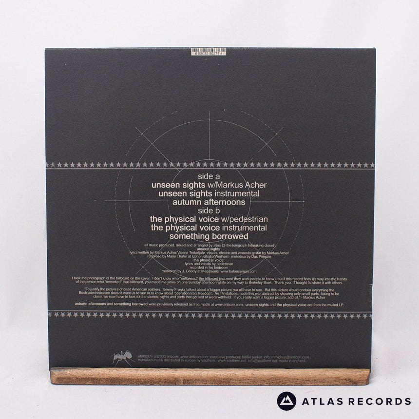 Alias - Unseen Sights - 12" Vinyl Record - EX/EX