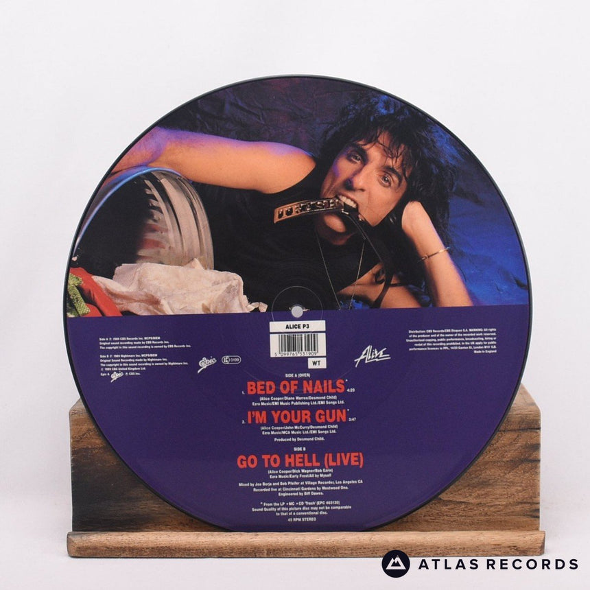 Alice Cooper - Bed Of Nails - Picture Disc 12" Vinyl Record - EX