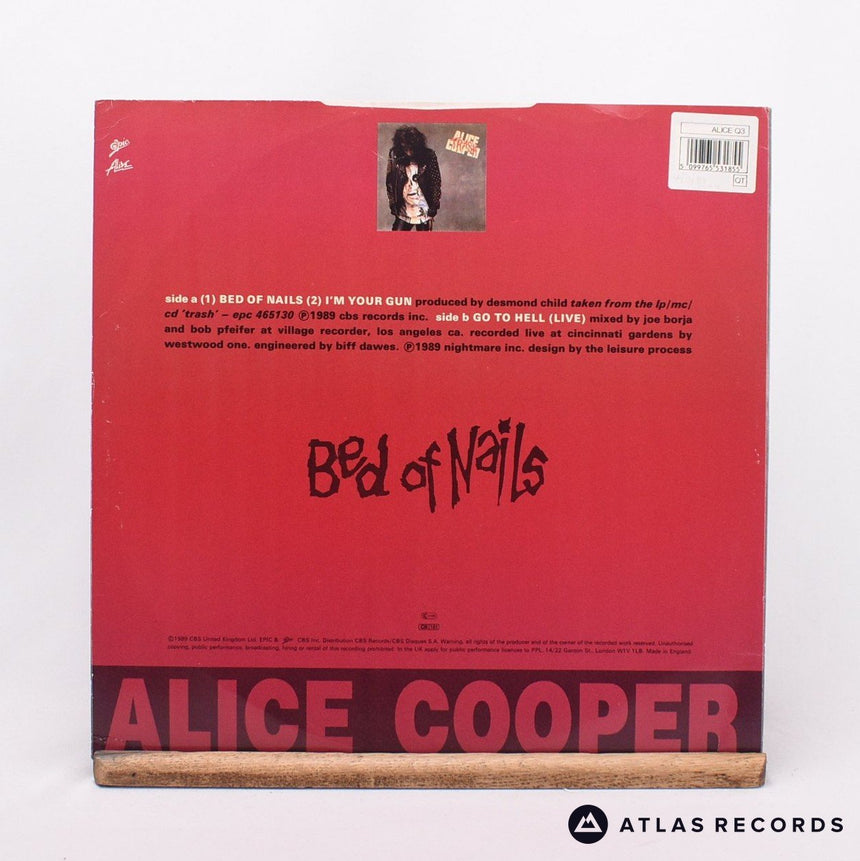 Alice Cooper - Bed Of Nails - Poster 12" Vinyl Record - EX/EX