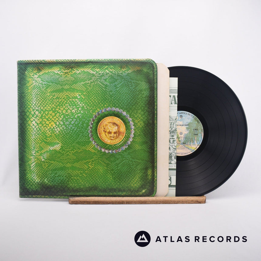 Alice Cooper Billion Dollar Babies LP Vinyl Record - Front Cover & Record