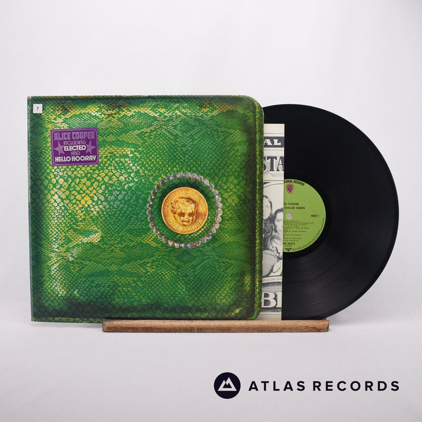 Alice Cooper Billion Dollar Babies LP Vinyl Record - Front Cover & Record