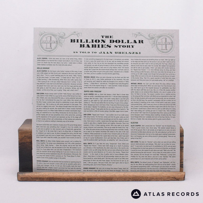 Alice Cooper - Billion Dollar Babies - 3 x LP Vinyl Record