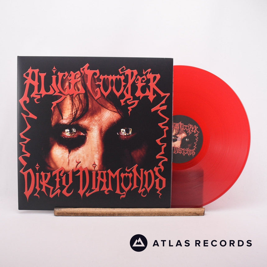 Alice Cooper Dirty Diamonds LP Vinyl Record - Front Cover & Record