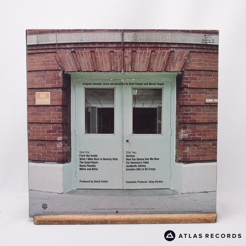 Alice Cooper - From The Inside - Die-Cut Sleeve A2 B2 LP Vinyl Record - VG+/VG+