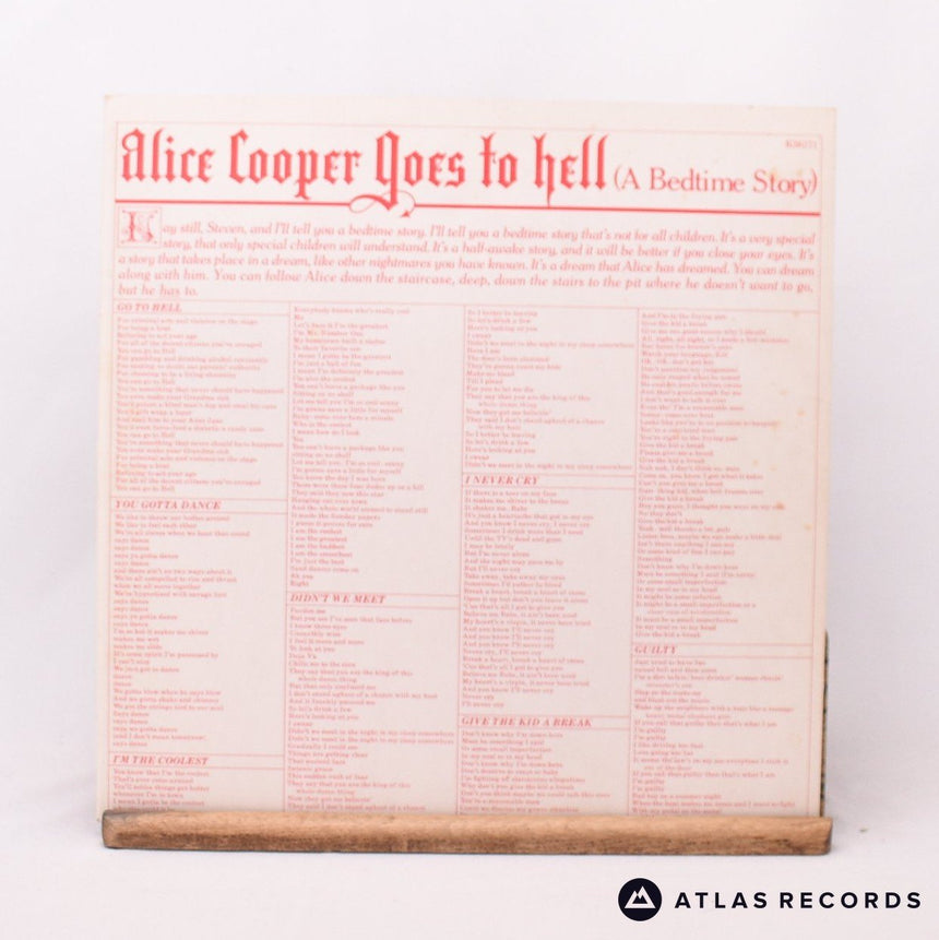 Alice Cooper - Goes To Hell - LP Vinyl Record - VG+/EX