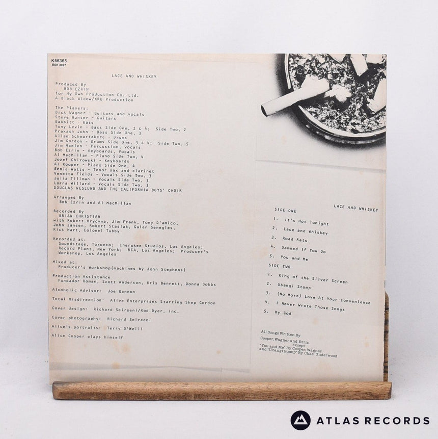 Alice Cooper - Lace And Whiskey - LP Vinyl Record - VG+/EX