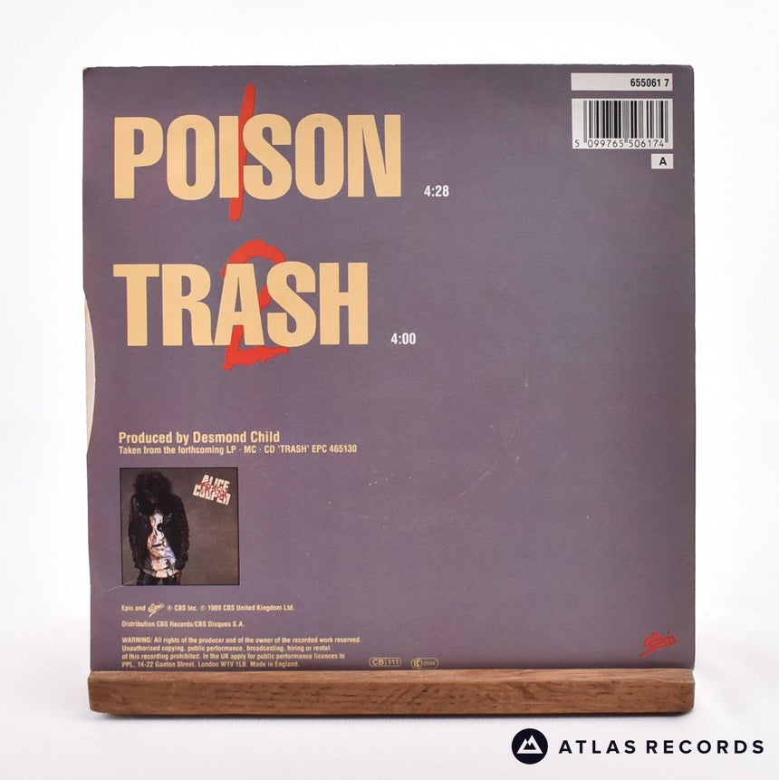 Alice Cooper - Poison - 7" Vinyl Record - VG+/EX