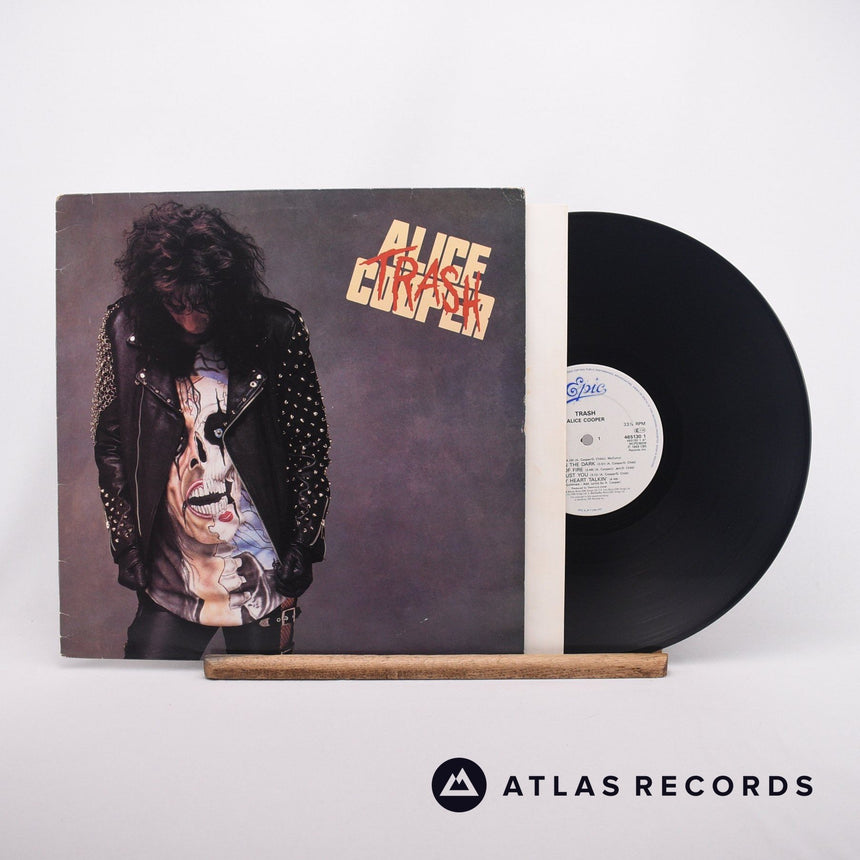 Alice Cooper Trash LP Vinyl Record - Front Cover & Record