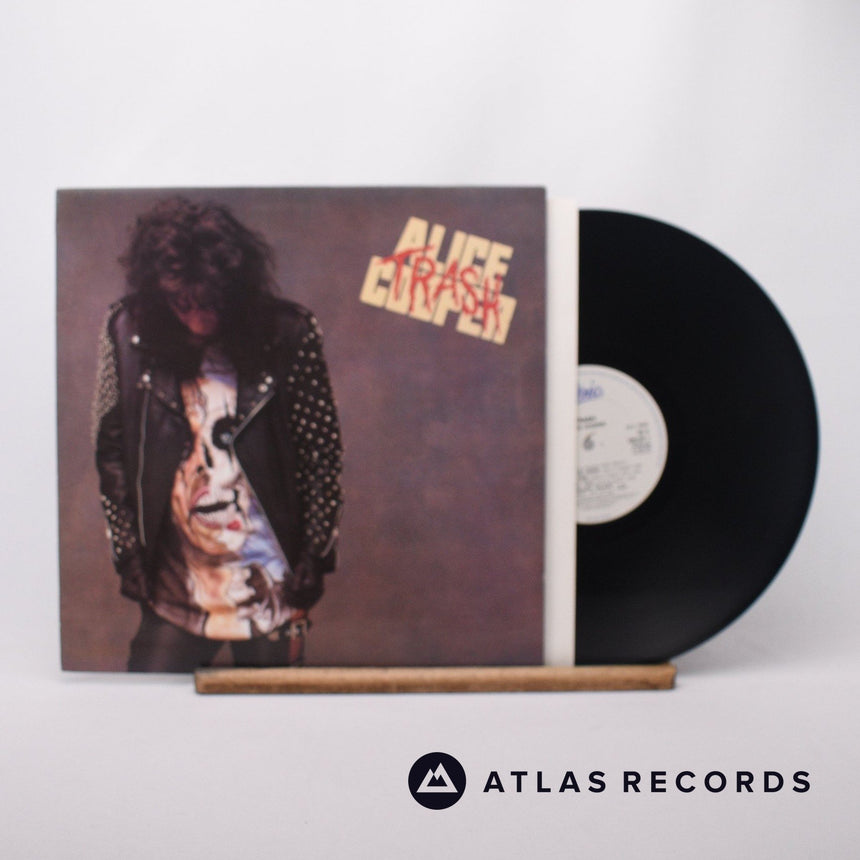 Alice Cooper Trash LP Vinyl Record - Front Cover & Record