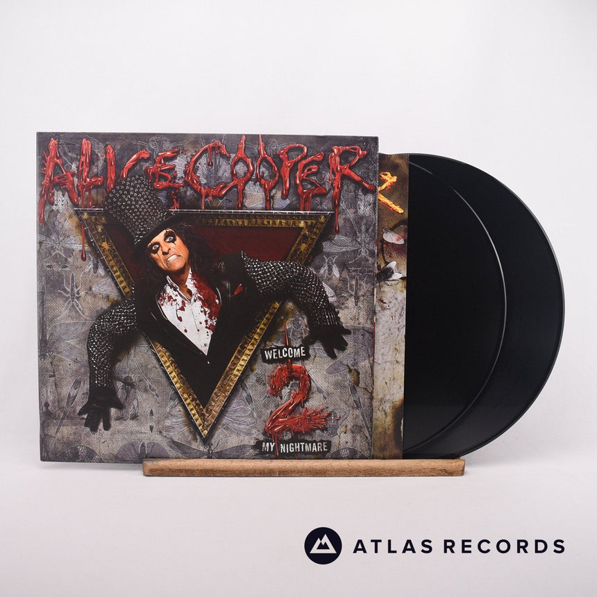 Alice Cooper Welcome 2 My Nightmare 2 x LP Vinyl Record - Front Cover & Record