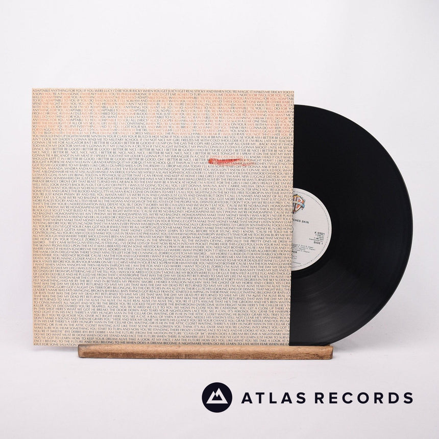 Alice Cooper Zipper Catches Skin LP Vinyl Record - Front Cover & Record
