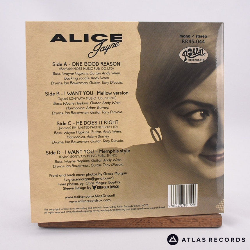 Alice Jayne - One Good Reason - White / Pink 2 x 7" EP Vinyl Record - NM/NM