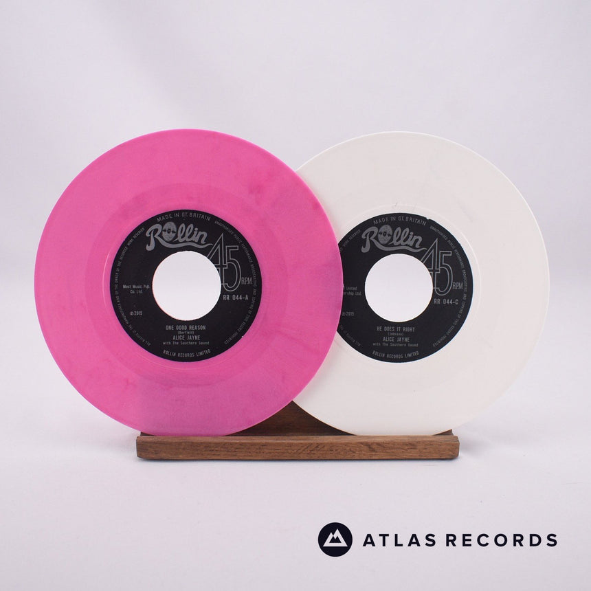 Alice Jayne - One Good Reason - White / Pink 2 x 7" EP Vinyl Record - NM/NM