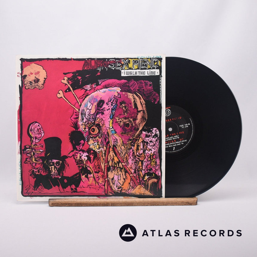 Alien Sex Fiend I Walk The Line 12" Vinyl Record - Front Cover & Record