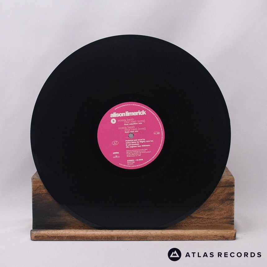 Alison Limerick - Come Back (For Real Love) - 12" Vinyl Record - VG+/EX