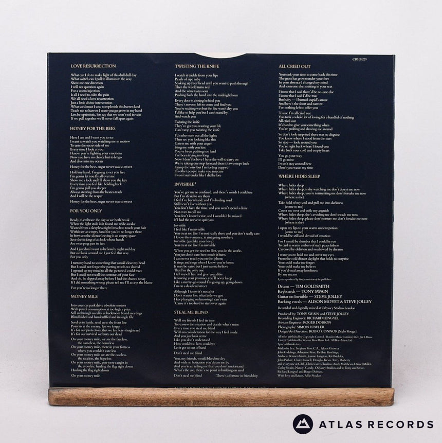 Alison Moyet - Alf - LP Vinyl Record - EX/NM